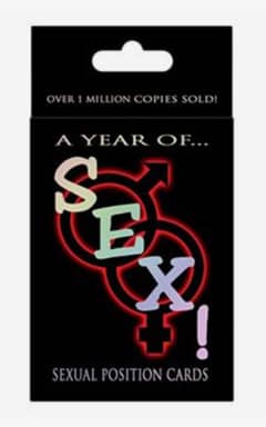 Sex Games A Year Of Sex Card Game