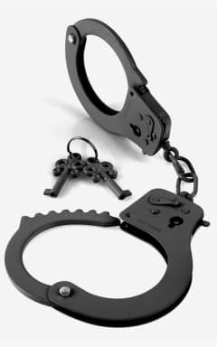BDSM Designer Metal Handcuffs Black