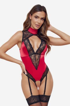 Lingerie Crotchless Body M