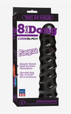 All Doc Johnson Code Black Raging Hard Dildo 20cm
