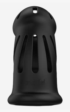 Chastity belt Model 27 Ultra Soft Silicone Chastity Cage Black