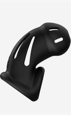 Chastity belt Model 27 Ultra Soft Silicone Chastity Cage Black