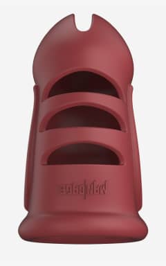 Chastity belt Model 28 Ultra Soft Silicone Chastity Cage Red