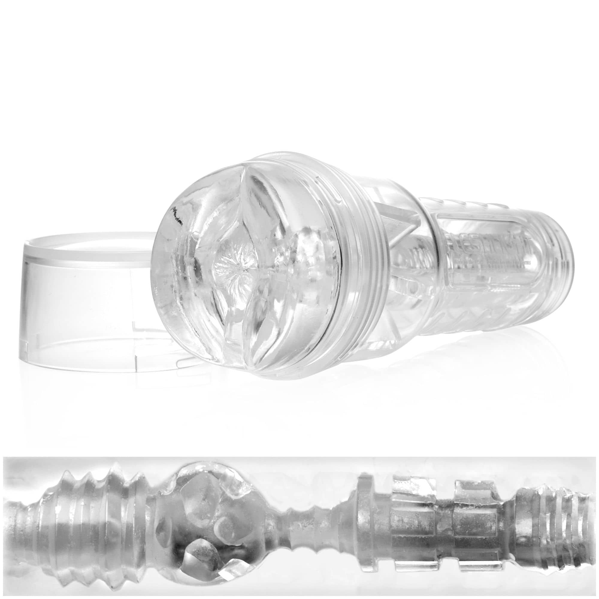 Fleshlight Ice Butt Crystal - Мастурбатор-анус, 21 см (прозрачный)